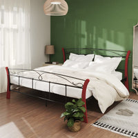 Thumbnail for Bett Schwarz Metall 180x200 cm