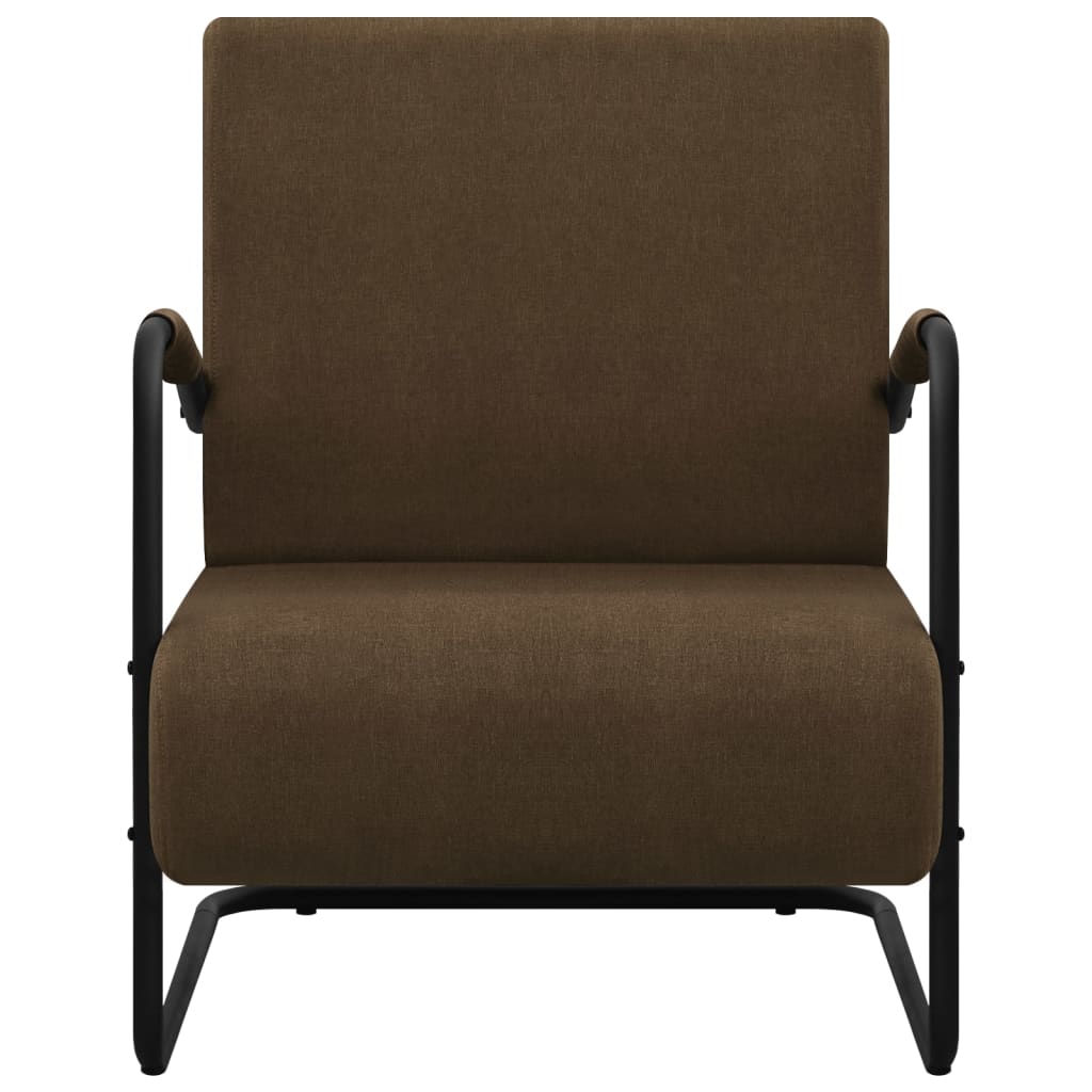 Sessel Dunkelbraun Stoff