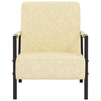 Thumbnail for Sessel Creme Kunstleder