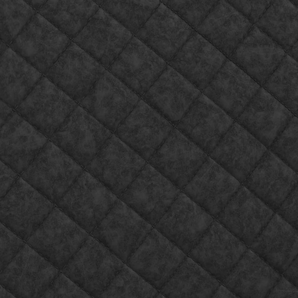 Freischwinger Schwarz Kunstleder