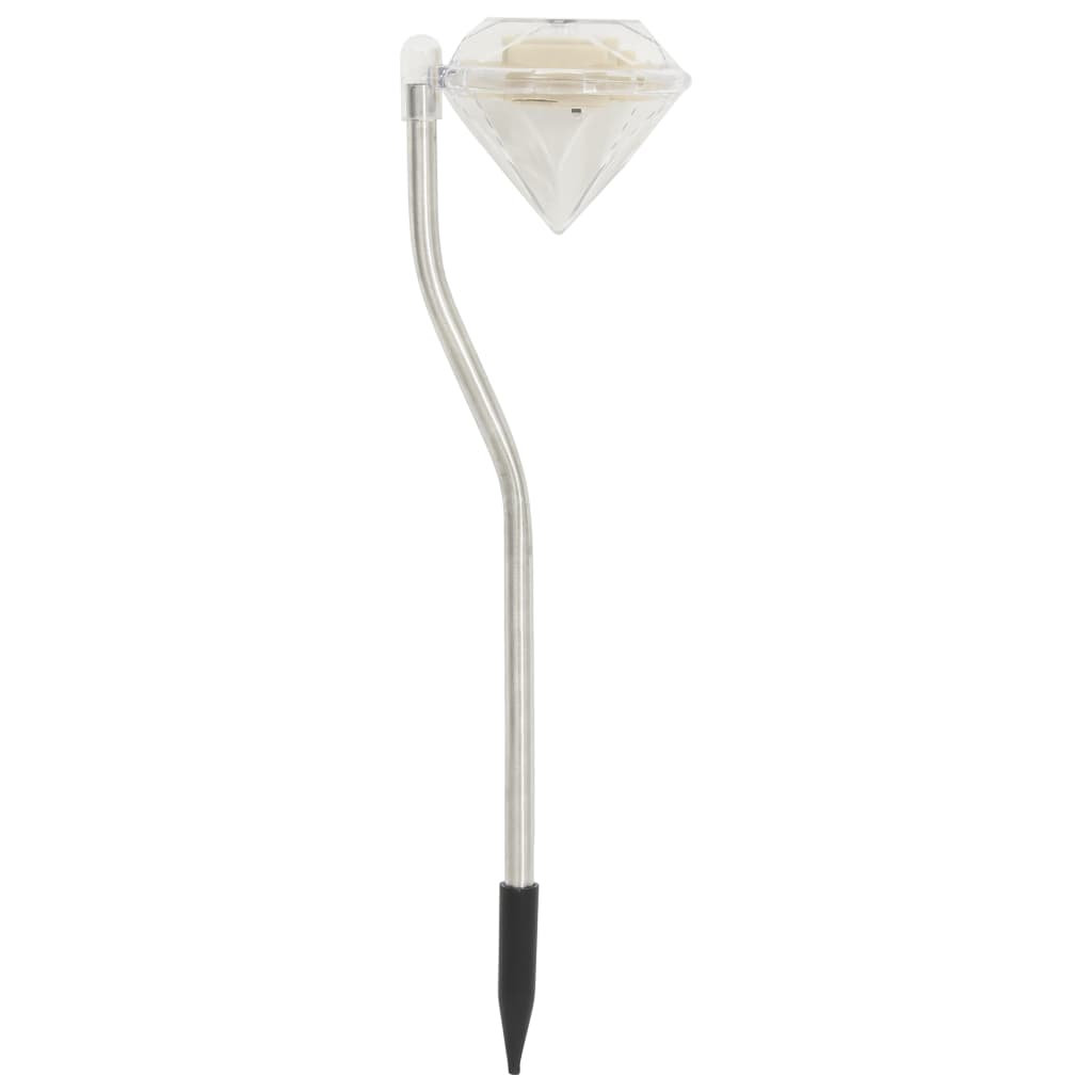 Solar-LED-Gartenleuchten 6 Stk. 9x7,8x29,5 cm