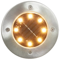 Thumbnail for Solar-Bodenleuchten 8 Stk. LED-Leuchtmittel RGB Farbe