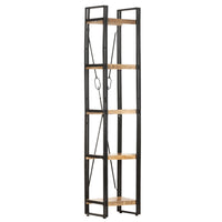 Thumbnail for Bücherregal 5 Fächer 40x30x180 cm Mango Massivholz