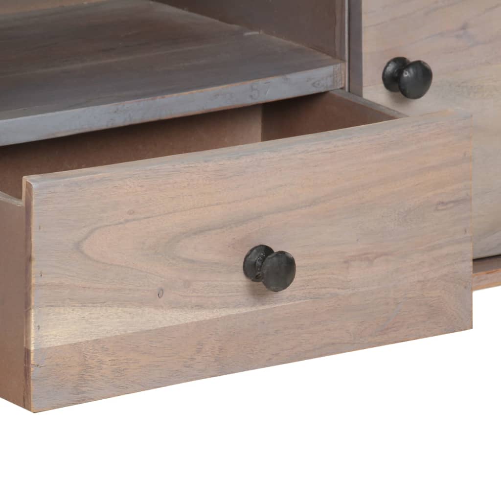 TV-Schrank 118x30x40 cm Akazie Massivholz