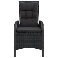 Thumbnail for 5-tlg. Garten-Bistro-Set Poly Rattan Schwarz