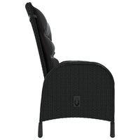 Thumbnail for 5-tlg. Garten-Bistro-Set Poly Rattan Schwarz