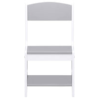 Thumbnail for Kindertisch mit 2 Stühlen Weiß MDF