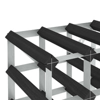 Thumbnail for Weinregal für 120 Flaschen Schwarz Massivholz Kiefer