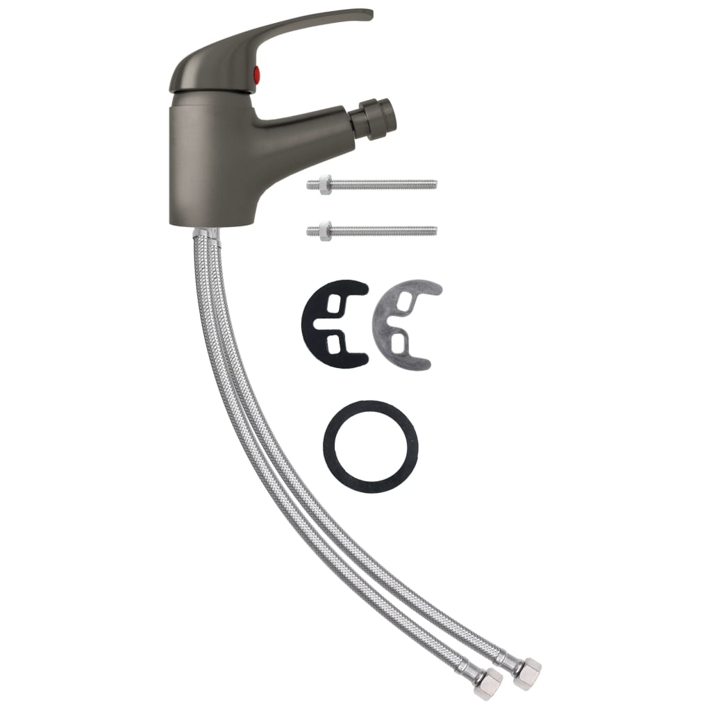 Badezimmer Bidet Mischbatterie Grau 13x12 cm