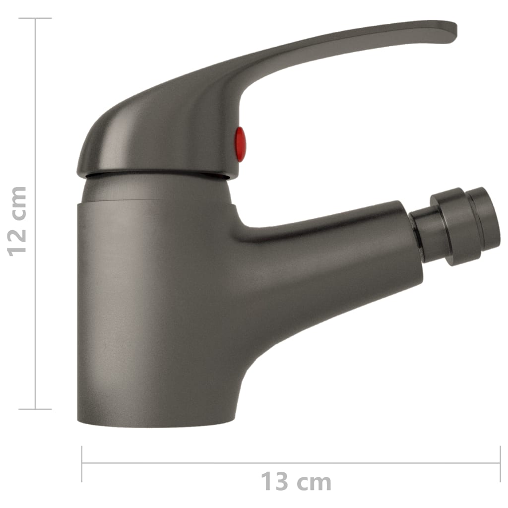 Badezimmer Bidet Mischbatterie Grau 13x12 cm