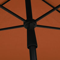 Thumbnail for Sonnenschirm mit Mast 210x140 cm Terracotta-Rot