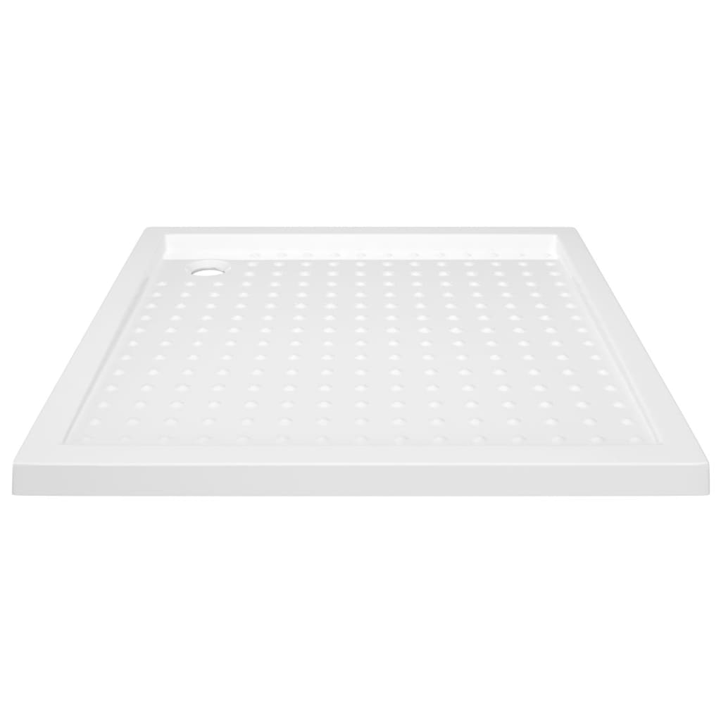 Duschwanne Anti-Rutsch Weiß 80x80x4 cm ABS