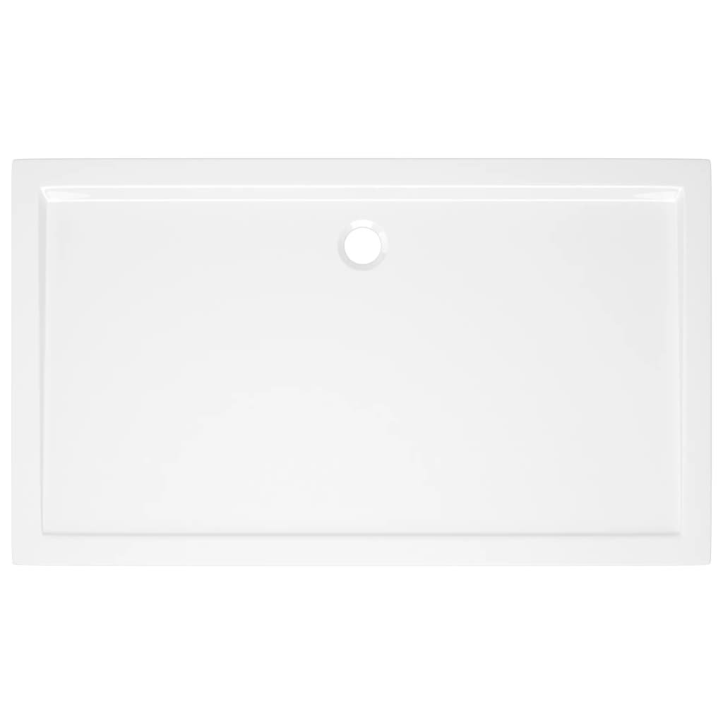 Duschtasse ABS Rechteckig Weiß 70x120 cm