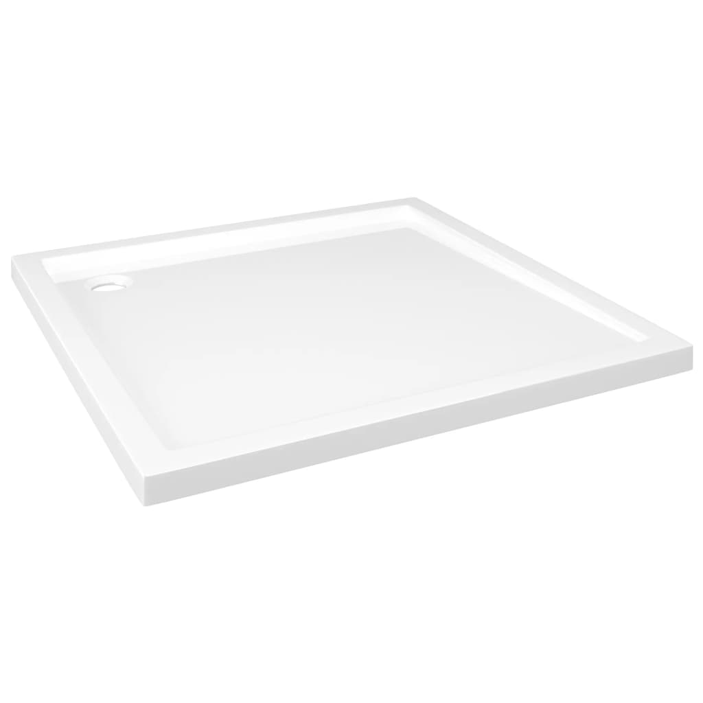 Duschtasse ABS Quadratisch Weiß 80x80 cm