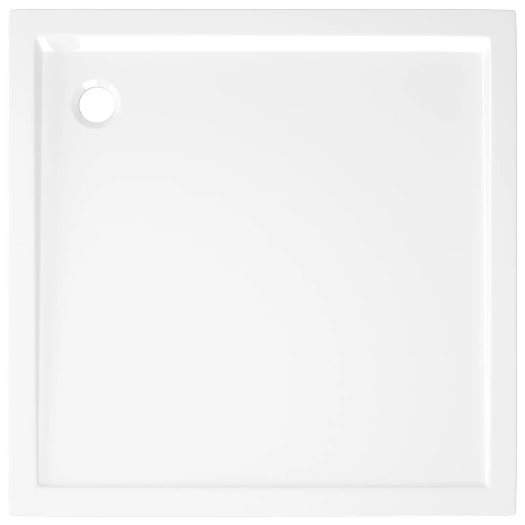 Duschtasse ABS Quadratisch Weiß 80x80 cm