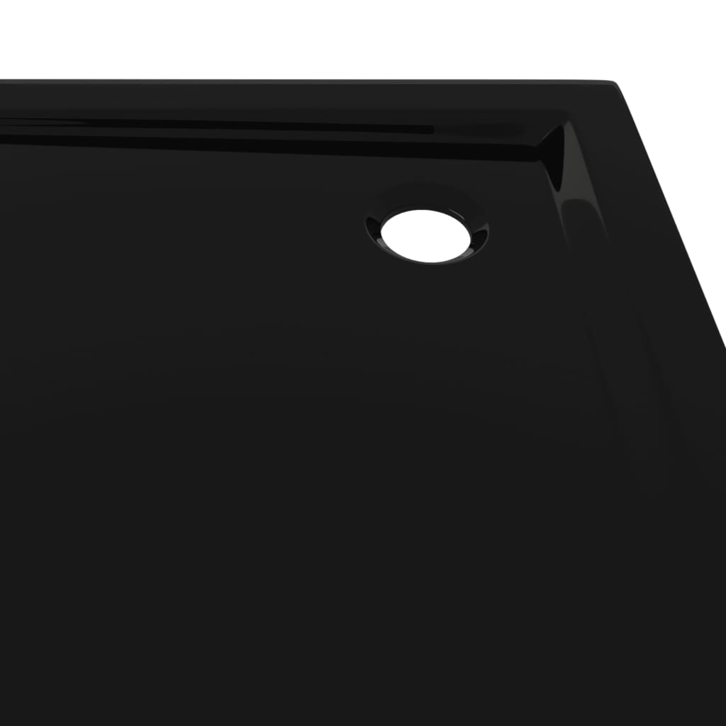 Duschtasse ABS Quadratisch Schwarz 90x90 cm