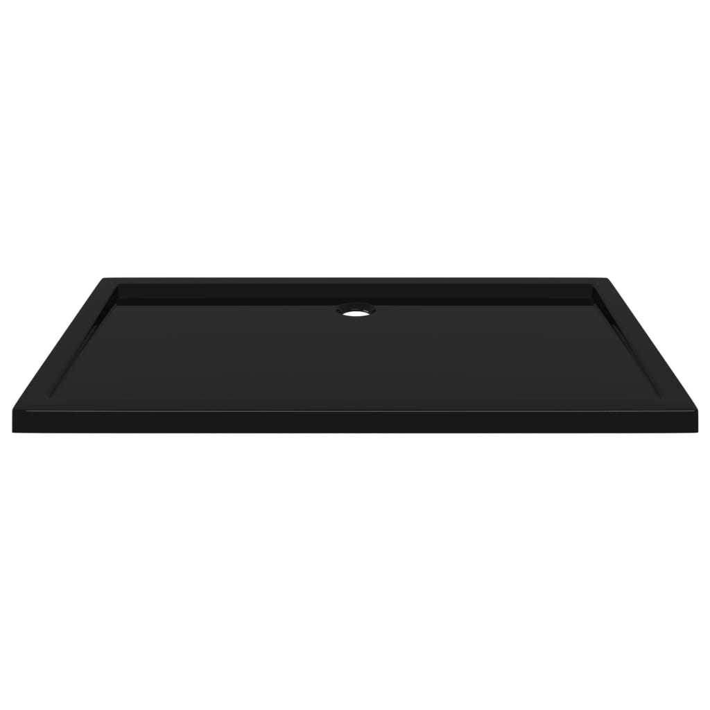 Duschtasse ABS Rechteckig Schwarz 70x120 cm
