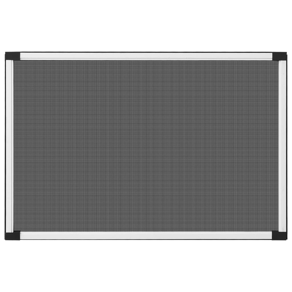Ausziehbarer Insektenschutz für Fenster Weiß (75-143)x50 cm