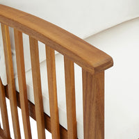 Thumbnail for 3-tlg. Garten-Lounge-Set mit Auflagen Massivholz Akazie