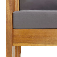 Thumbnail for 4-tlg. Garten-Lounge-Set mit Auflagen Massivholz Akazie