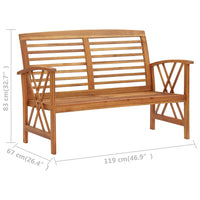 Thumbnail for 4-tlg. Garten-Lounge-Set Massivholz Akazie