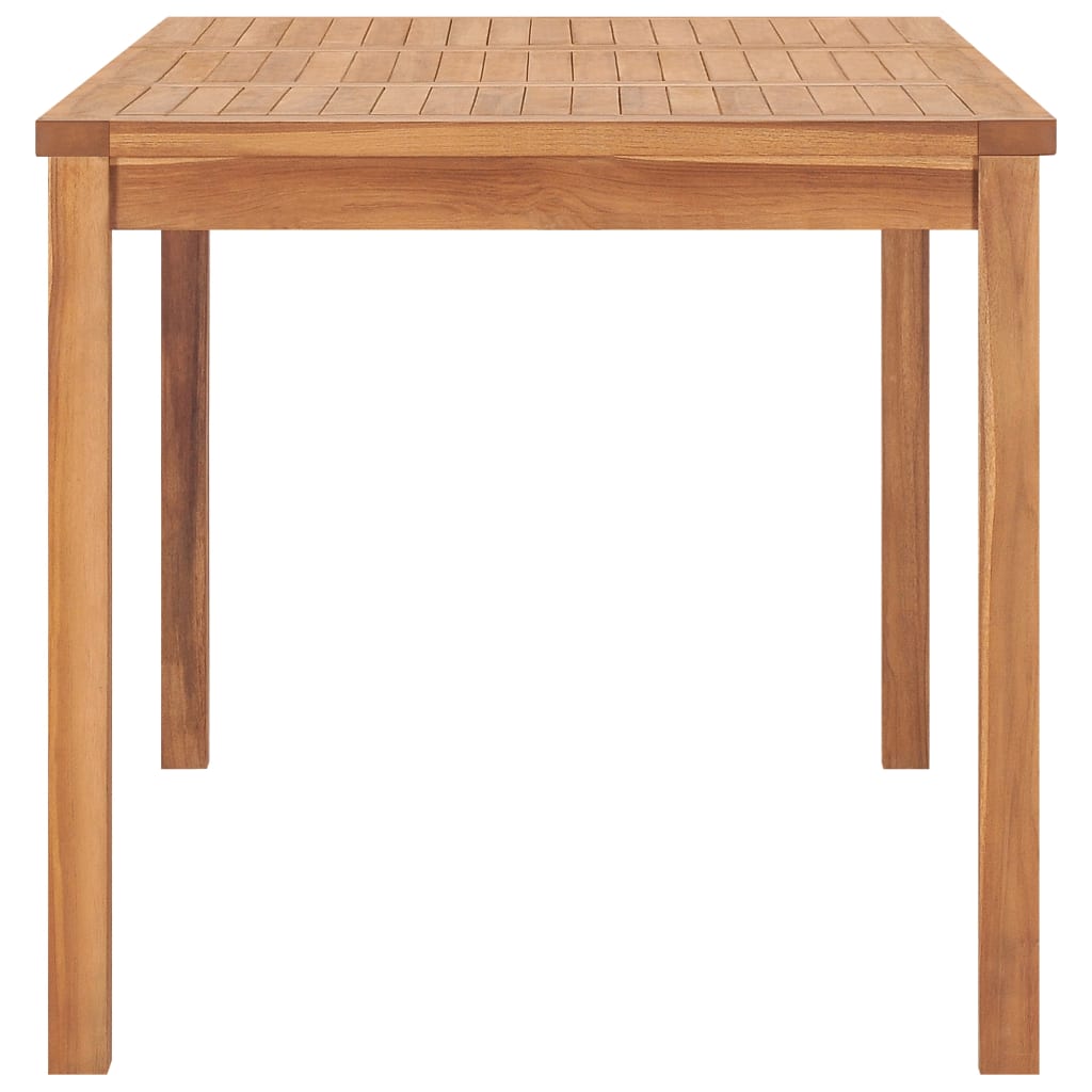 Garten-Esstisch 140x80x77 cm Teak Massivholz