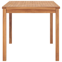 Thumbnail for Garten-Esstisch 140x80x77 cm Teak Massivholz