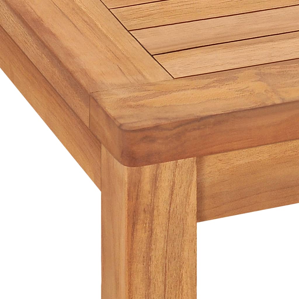Garten-Esstisch 140x80x77 cm Teak Massivholz