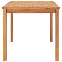 Thumbnail for Garten-Esstisch 160x80x77 cm Teak Massivholz