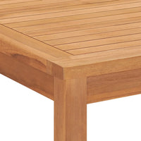Thumbnail for Garten-Esstisch 160x80x77 cm Teak Massivholz
