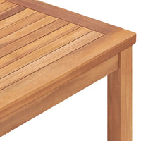 Thumbnail for Garten-Esstisch 160x80x77 cm Teak Massivholz
