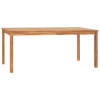 Thumbnail for Garten-Esstisch 180x90x77 cm Teak Massivholz