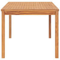 Thumbnail for Garten-Esstisch 180x90x77 cm Teak Massivholz