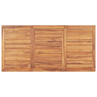 Thumbnail for Garten-Esstisch 180x90x77 cm Teak Massivholz