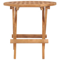 Thumbnail for Klappbarer Gartentisch 50x50x50 cm Teak Massivholz