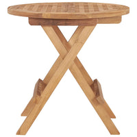 Thumbnail for Klappbarer Gartentisch 50x50x50 cm Teak Massivholz