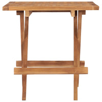 Thumbnail for Klappbarer Gartentisch 50x50x50 cm Teak Massivholz