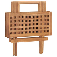 Thumbnail for Klappbarer Gartentisch 50x50x50 cm Teak Massivholz
