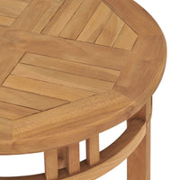 Thumbnail for Bistrotisch Ø60x60 cm Teak Massivholz
