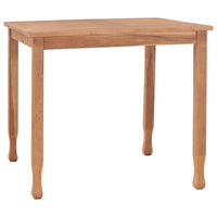 Thumbnail for Garten-Esstisch 85x85x75 cm Teak Massivholz