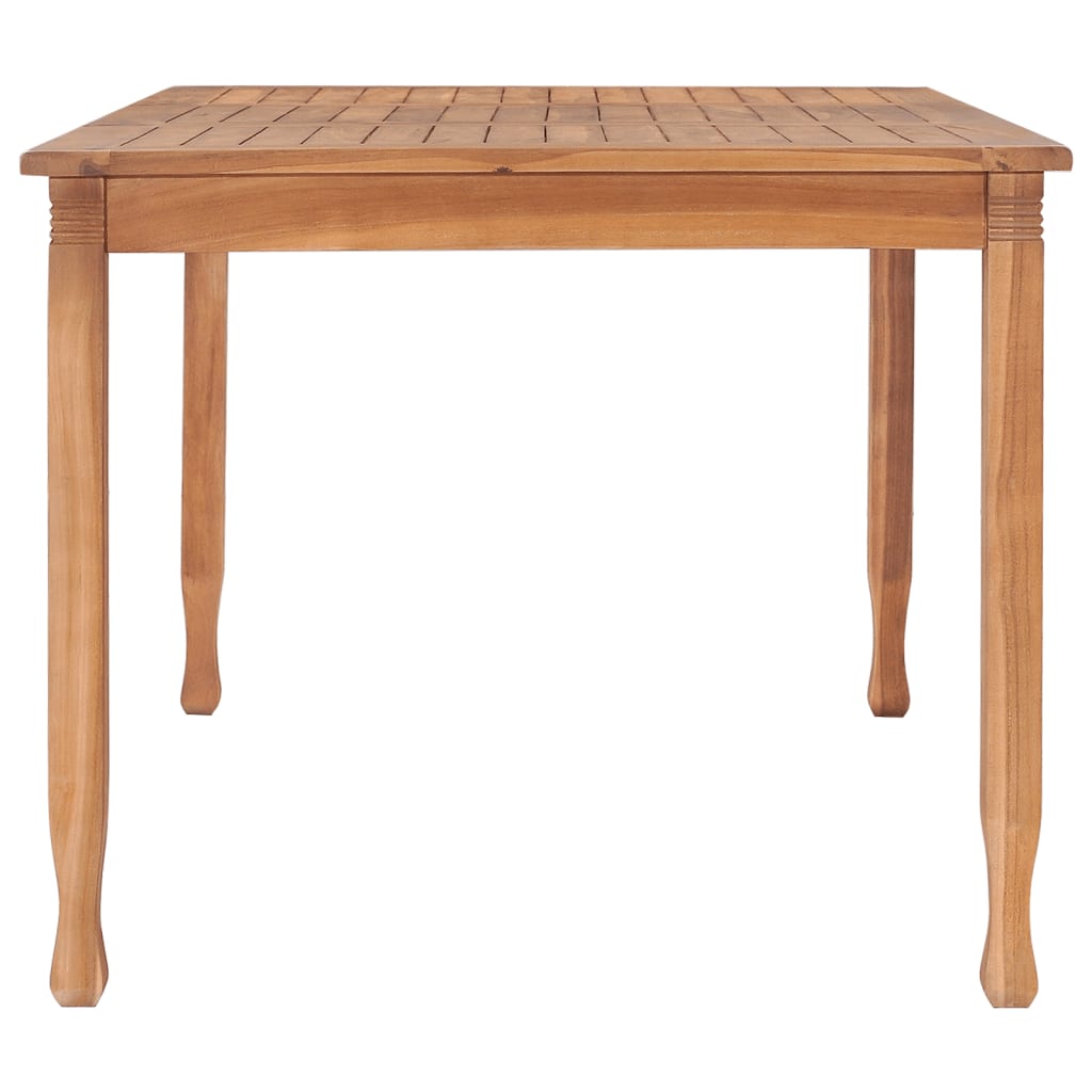 Garten-Esstisch 150x90x75 cm Teak Massivholz