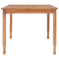 Thumbnail for Garten-Esstisch 150x90x75 cm Teak Massivholz