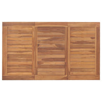 Thumbnail for Garten-Esstisch 150x90x75 cm Teak Massivholz