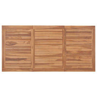 Thumbnail for Garten-Esstisch 200x100x75 cm Teak Massivholz
