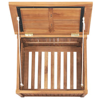 Thumbnail for Gartenbox 60x50x58 cm Massivholz Teak
