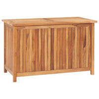 Thumbnail for Gartenbox 90x50x58 cm Massivholz Teak