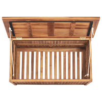 Thumbnail for Gartenbox 90x50x58 cm Massivholz Teak