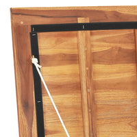 Thumbnail for Gartenbox 90x50x58 cm Massivholz Teak