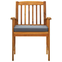 Thumbnail for 5-tlg. Garten-Essgruppe mit Kissen Massivholz Akazie