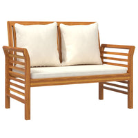 Thumbnail for 3-tlg. Garten-Lounge-Set mit Kissen Massivholz Akazie